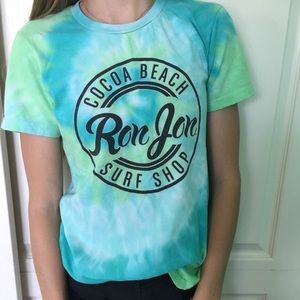 Tie dye Ron Jon shirt